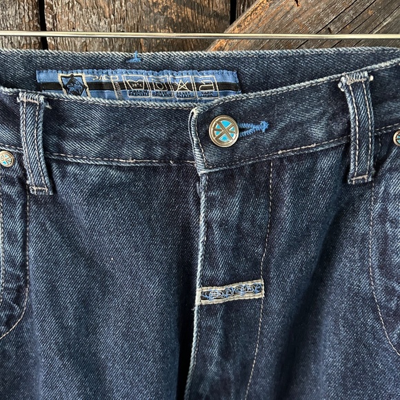 Men's Paco Dark Wash Blue Jeans - W36 x L32 - Picture 3 of 7